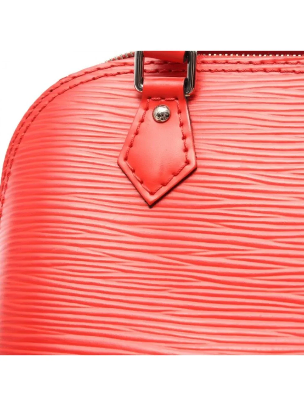 Louis Vuitton Shoulder Bag Nano Alma Epi Coquelicot 2-Way Leather